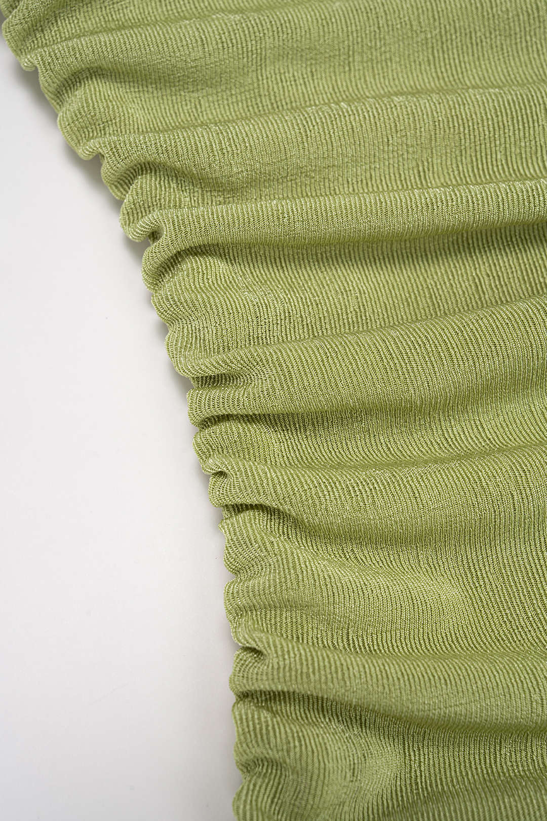 Solid High Waist Strapless Sleeveless Maxi Dress - Image 4